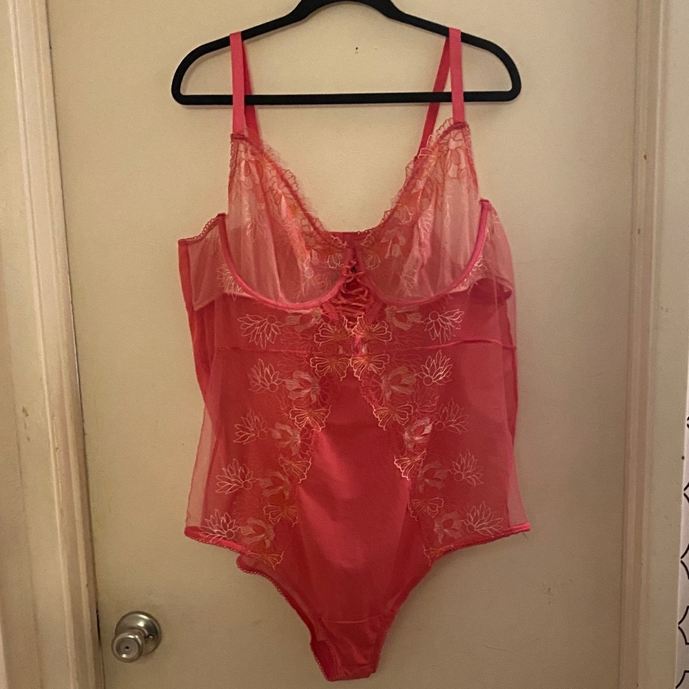 Pink Lace Bodysuit